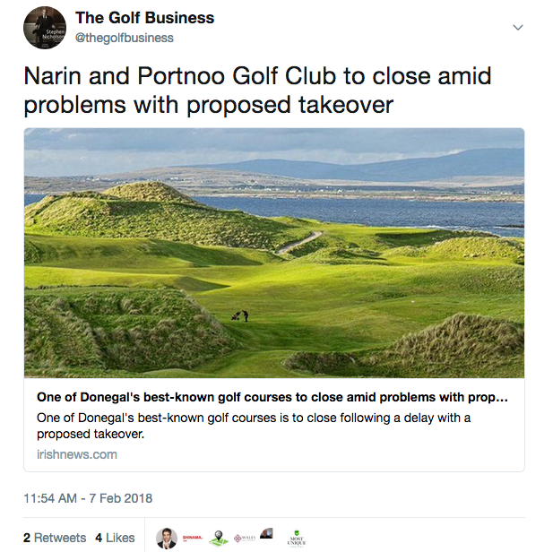 Top Irish golf club reopens following 'temporary' closure | The Golf  Business