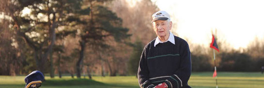 This man has been a member of his golf club for more than 82 years