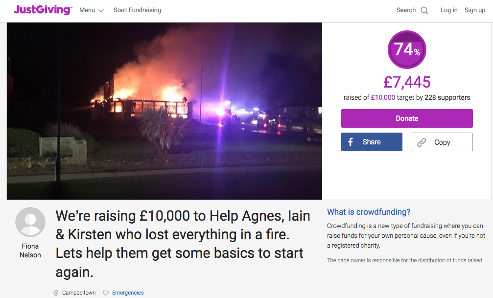 Crowdfunding page set up for Machrihanish Golf Club steward