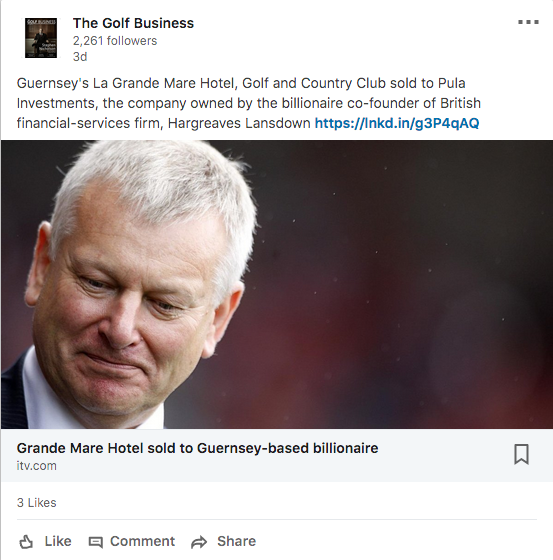 Guernsey golf resort sold to Hargreaves Lansdown co-founder