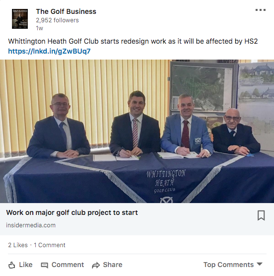 Work starts on redevelopment of HS2 golf course