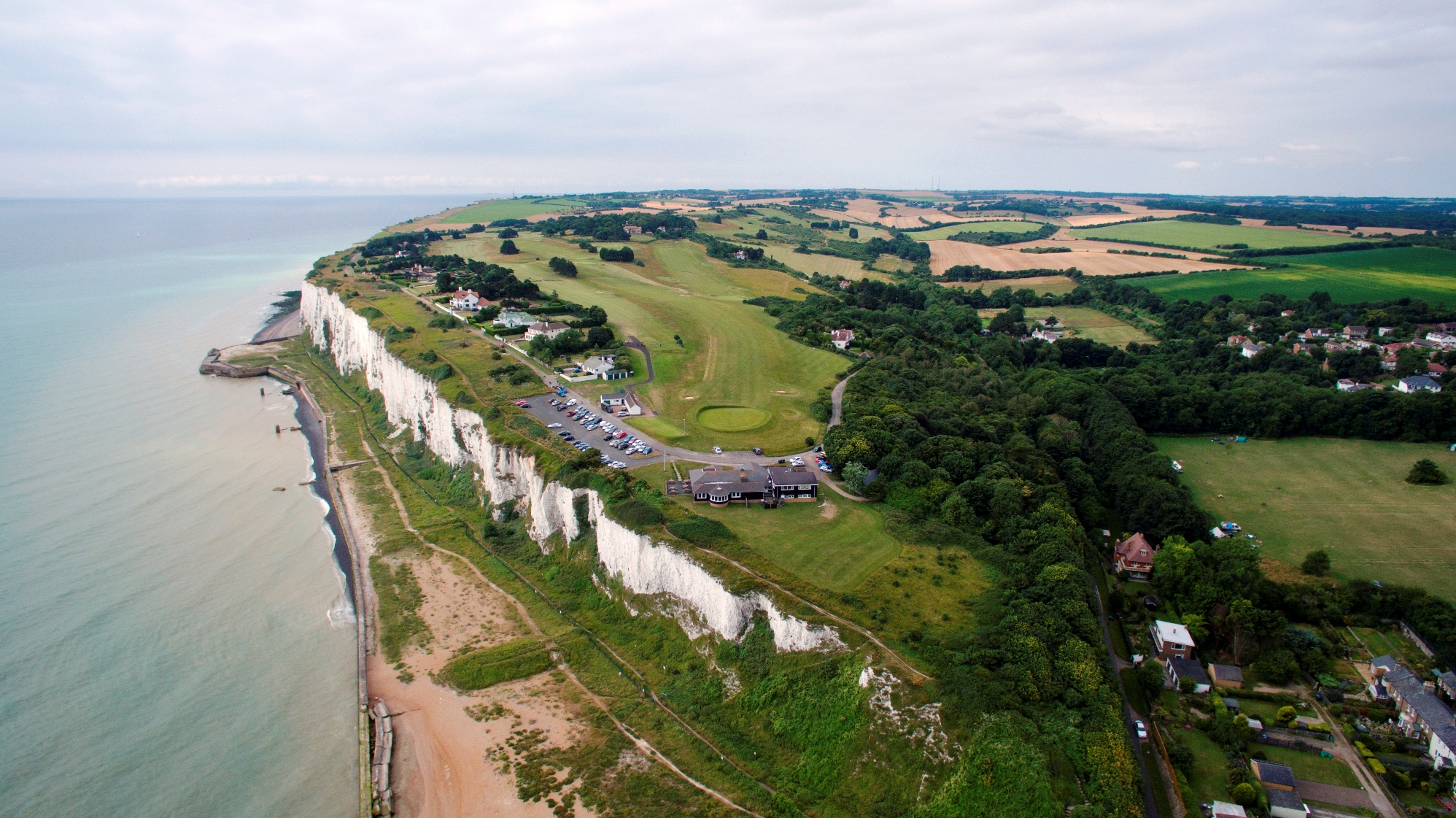 The golf club on the White Cliffs of Dover