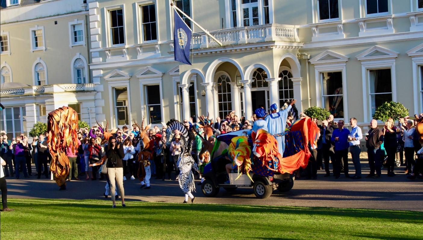 Was your golf club’s captain inauguration like this?