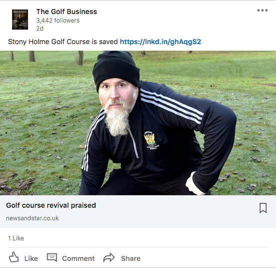 Stony Holme Golf Club is latest former Mack Golf venue to be rescued