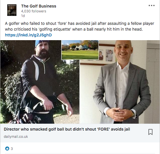 Golfer avoids jail after throttling fellow player