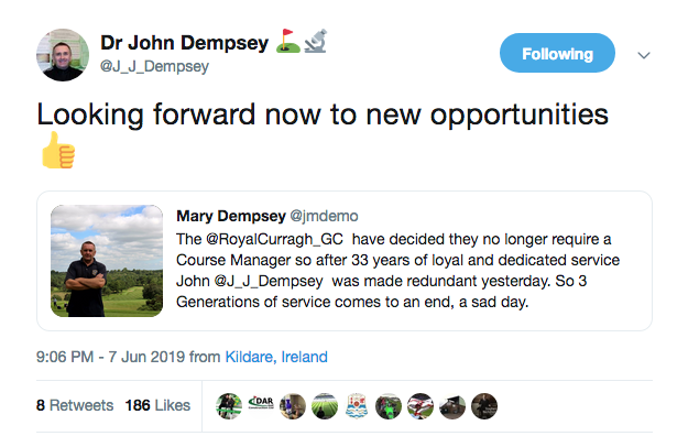 John Dempsey ends 33 year link with Royal Curragh