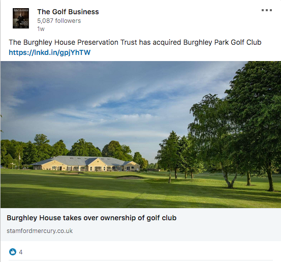 ‘Financially unsustainable’ golf club sold to a charitable trust