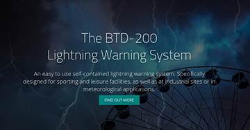 Lightning warning system website launched