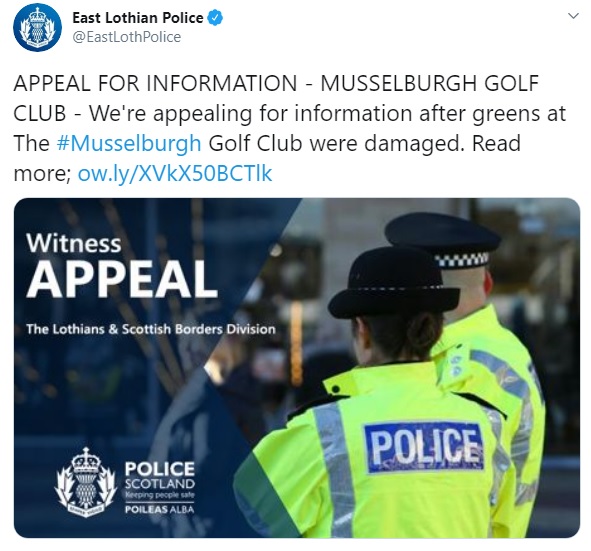 Vandals use ‘substance’ to attack Musselburgh’s greens