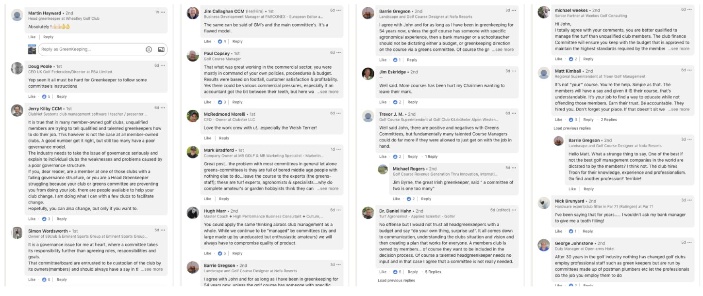 Is it time to ditch greens’ committees?