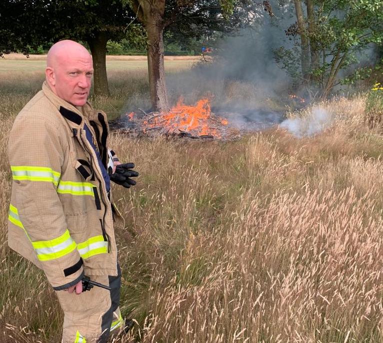 Fires ‘deliberately’ started at golf course