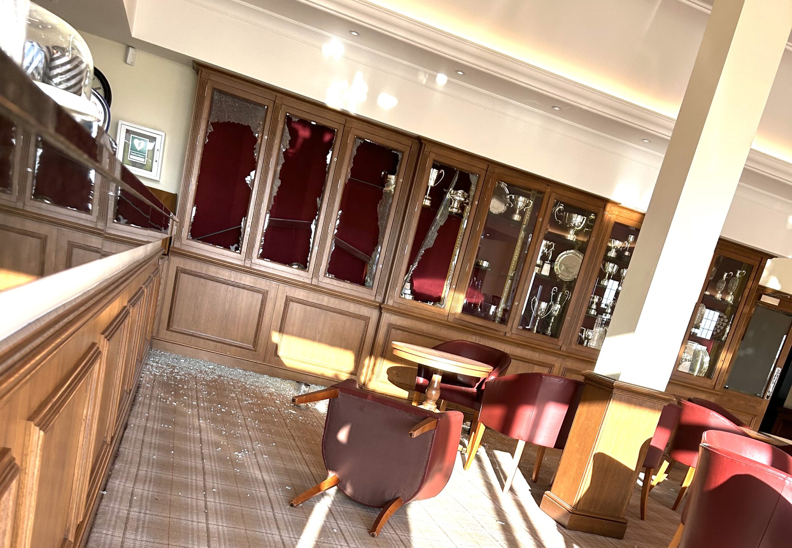 Two prestigious Surrey clubs are victims of burglaries