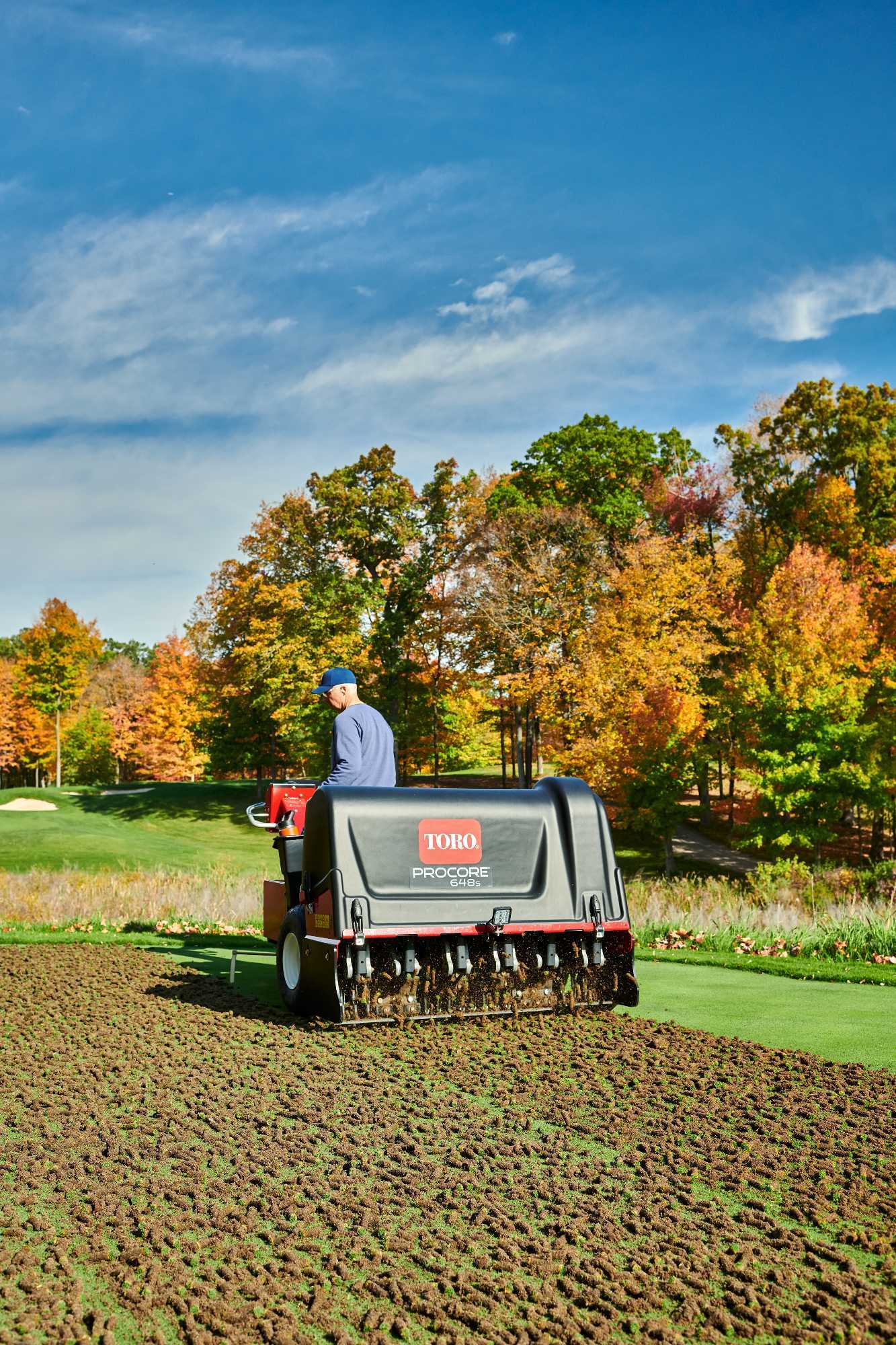 Toro and AgriMetal provide state-of-the-art aeration and leaf clearance equipment