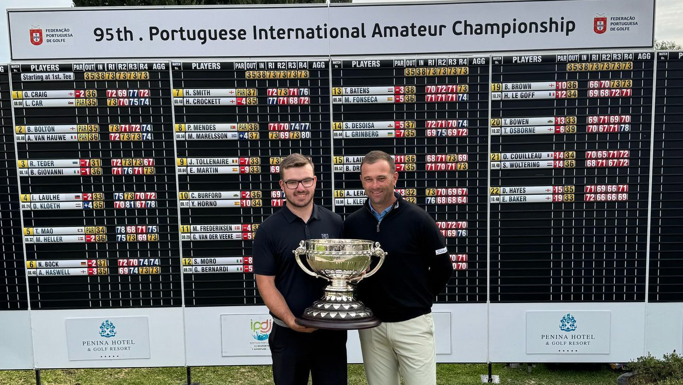 Eliot Baker wins Portuguese Amateur Championship