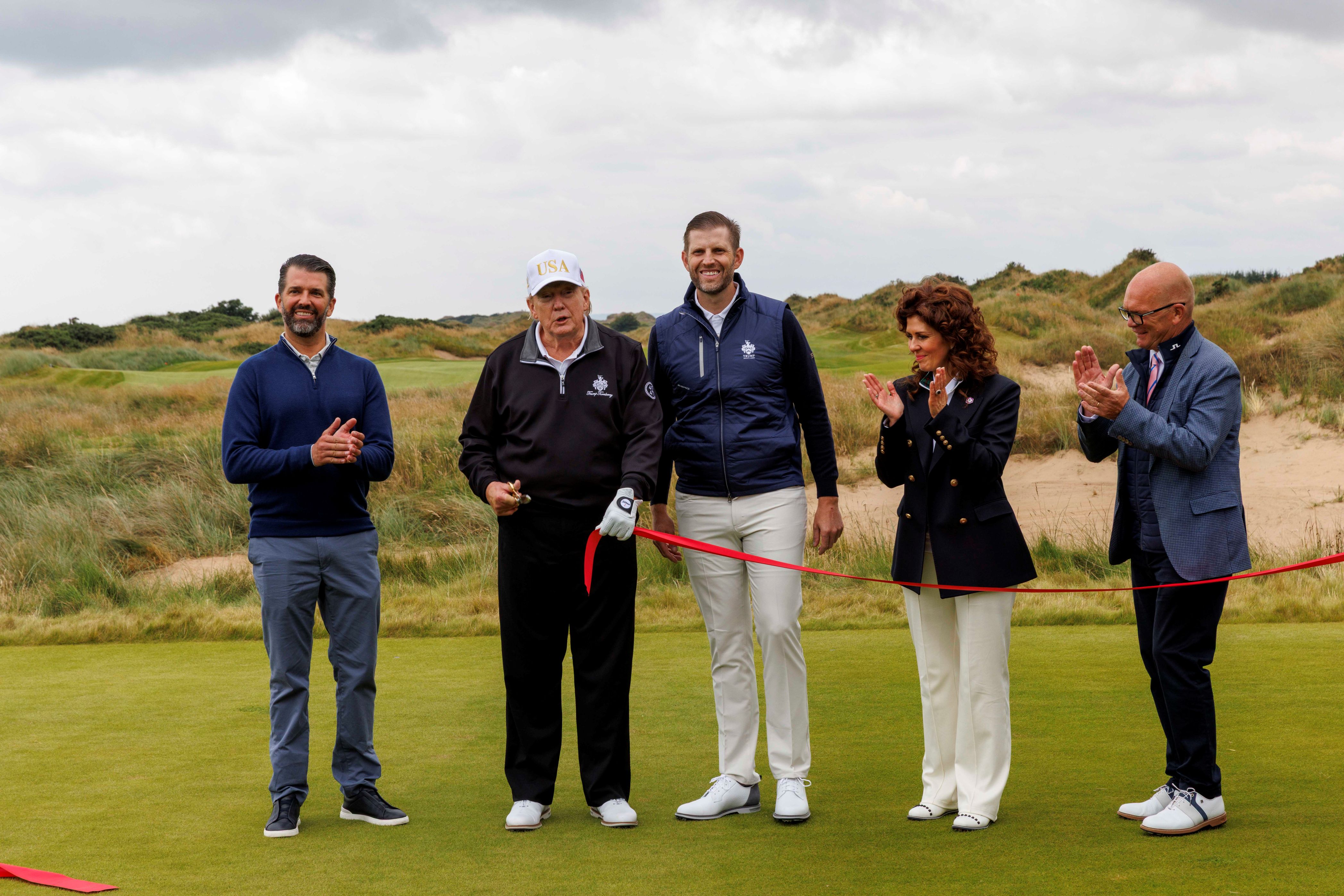 Donald Trump opens second golf course in Aberdeenshire