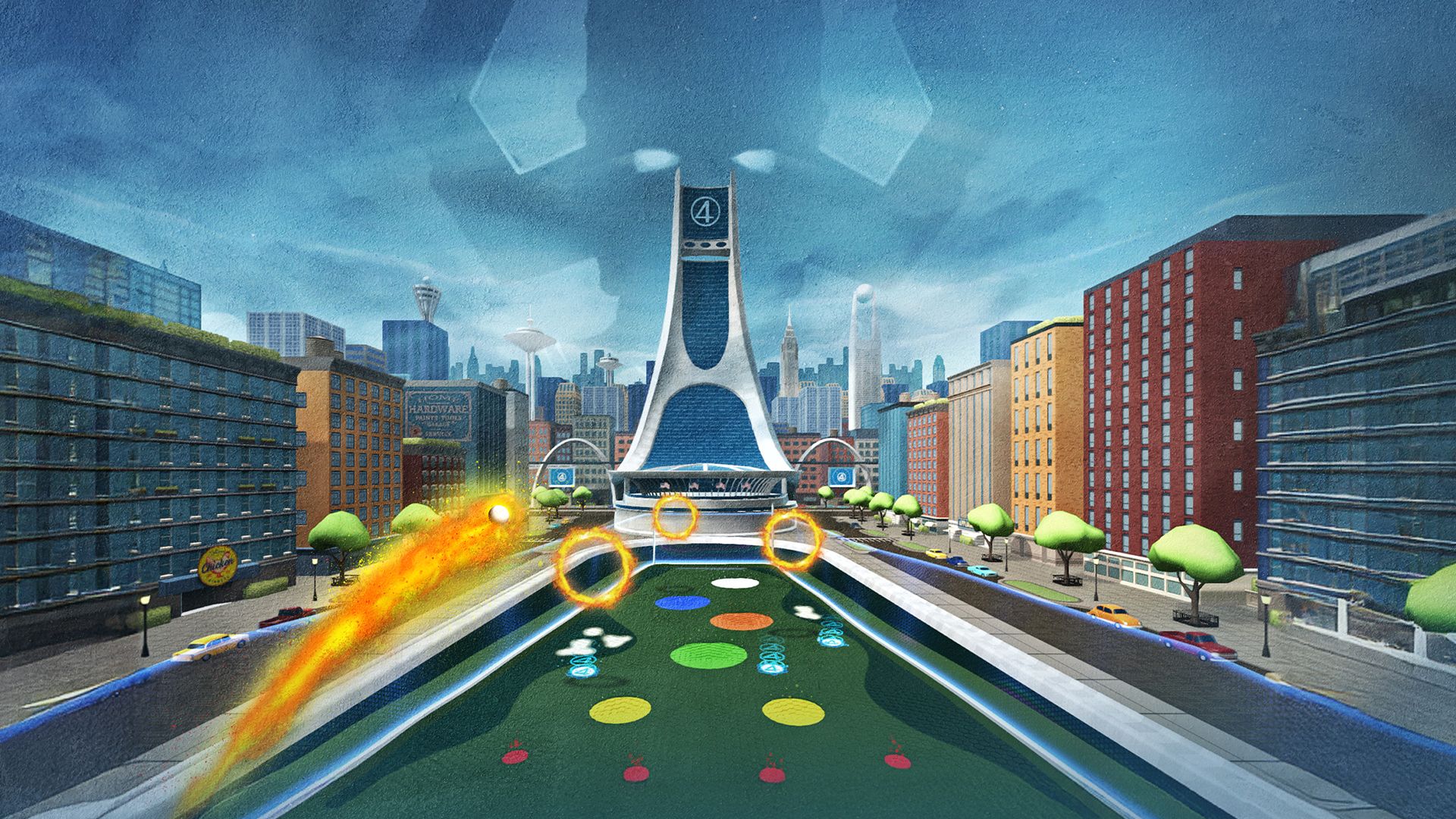 Topgolf launches Fantastic Four experience