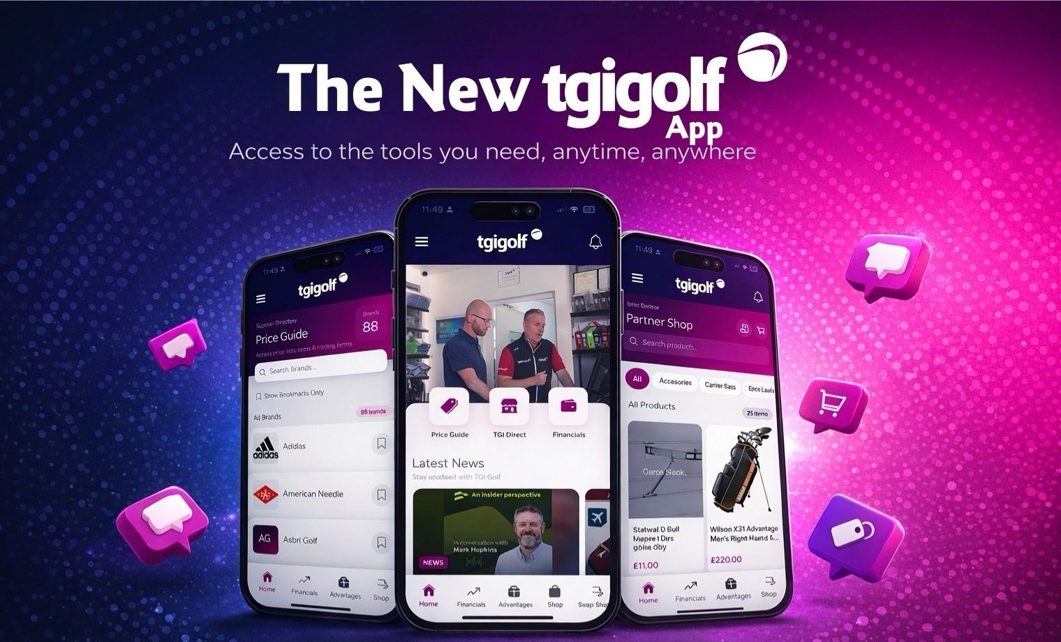 The TGI Golf app is launched