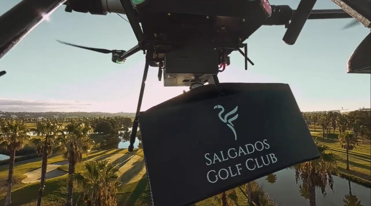 Salgados Golf Club launches Europe’s first on-course drone delivery service